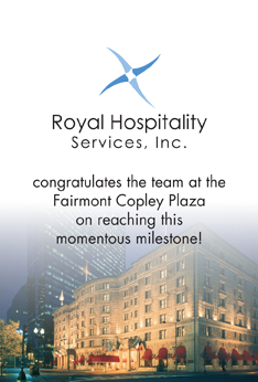 Royal Hospitality Boston Globe Ad Design